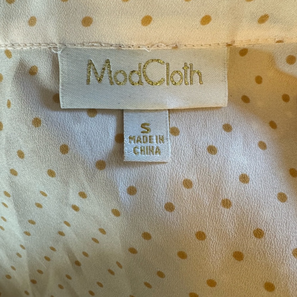 ModCloth polka dot top - Picture 3 of 3